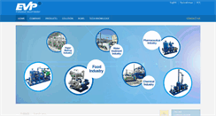 Desktop Screenshot of evpvacuum.com